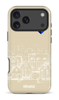 iPhone 17 Pro Max Impact Case Remax Sketch Crème -