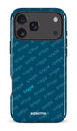 iPhone 17 Pro Max Impact Case SREPE Pattern Bleu x Turquoise -