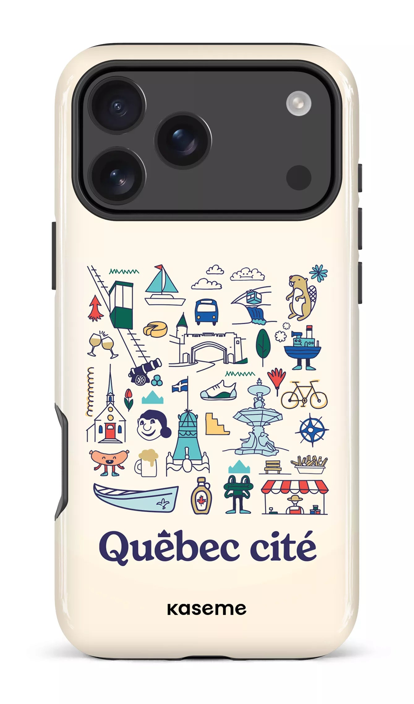 iPhone 17 Pro Max MagSafe - Impact Case Québec illustré -