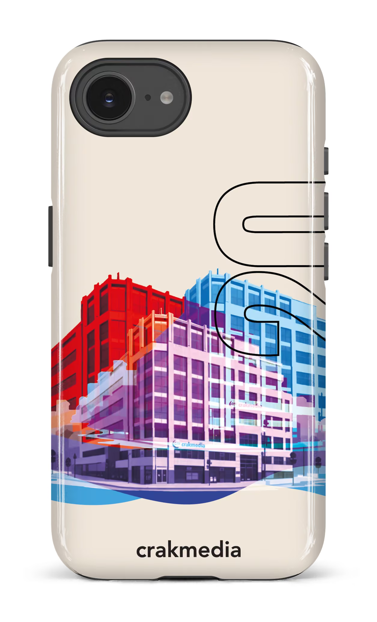 iPhone 17e Impact Case (D) Building Crakmedia -