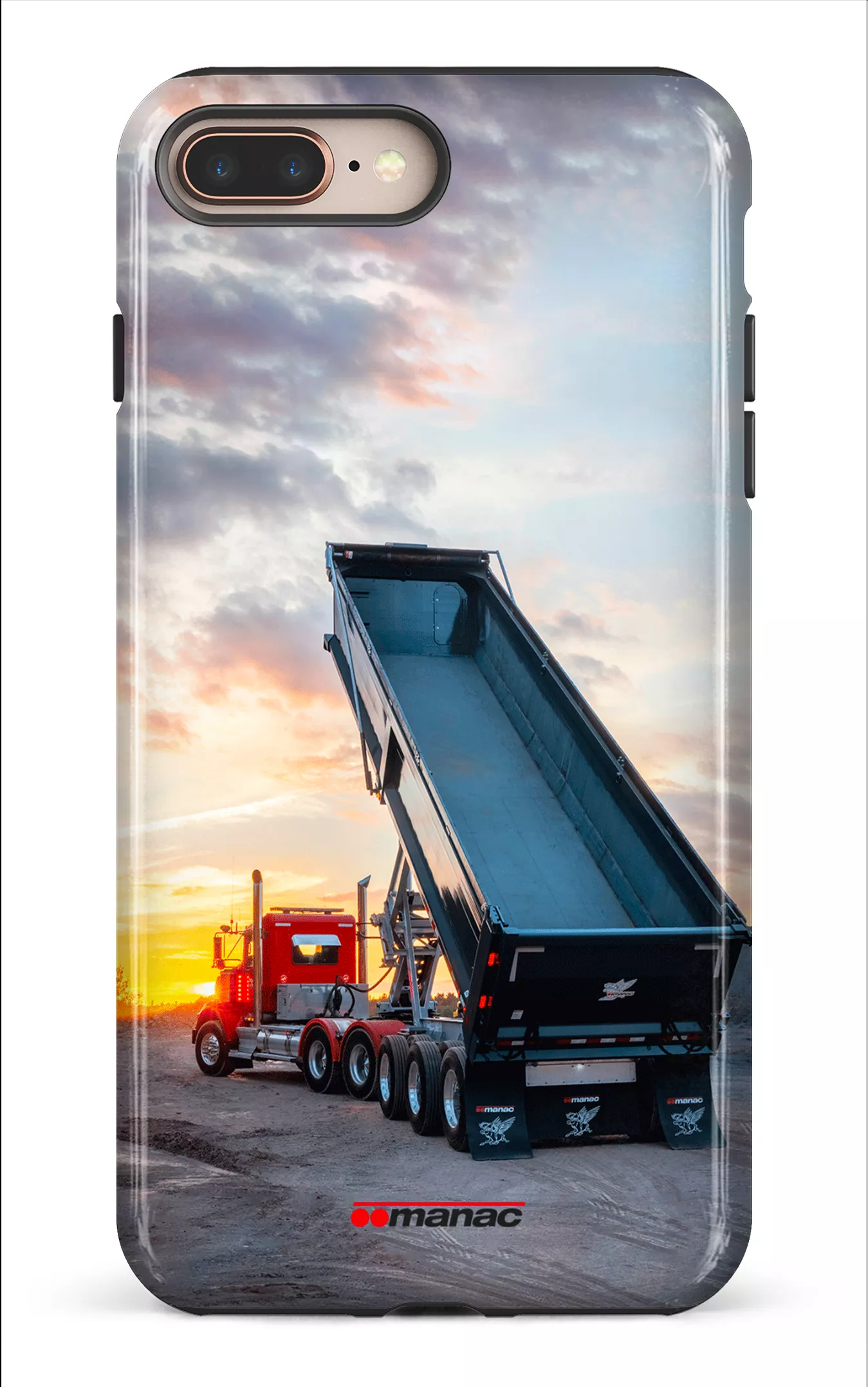 iPhone 8 Plus Tough Benne Hybride Manac -