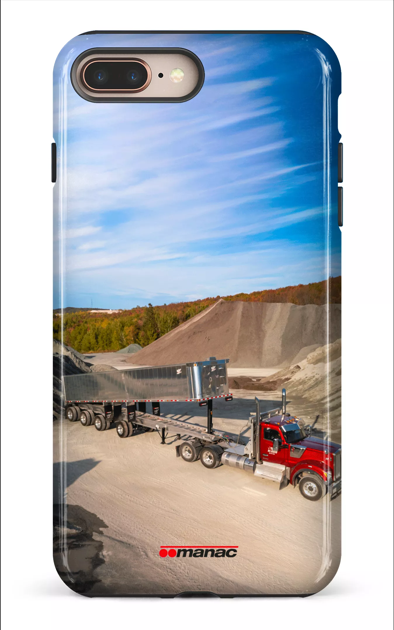 iPhone 8 Plus Tough Benne aluminium Manac -