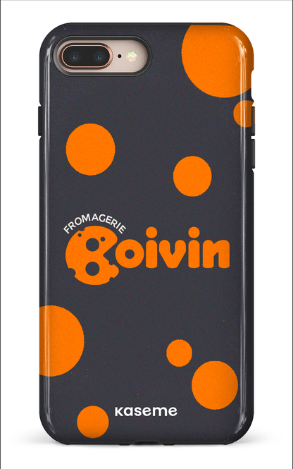 iPhone 8 Plus Tough Boivin Gris x Ronds -