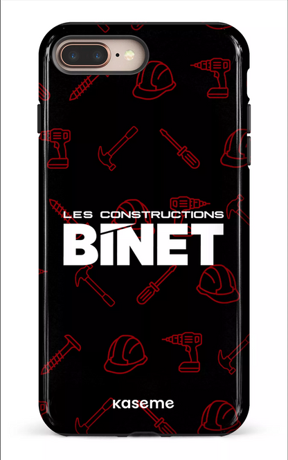 iPhone 8 Plus Tough Constructions Binet Noir -