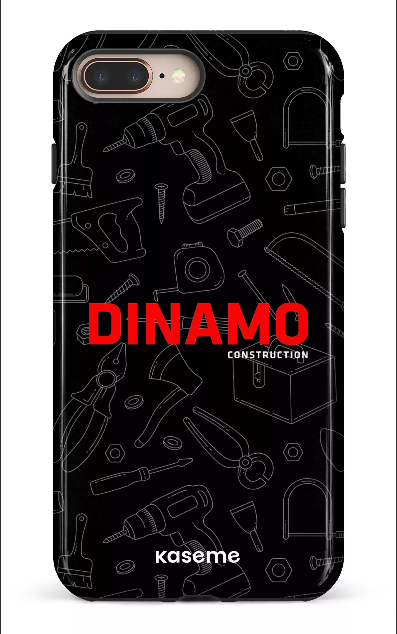 iPhone 8 Plus Tough Dinamo Noir -