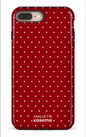 iPhone 8 Plus Tough Ditsy Rouge x Mallette -