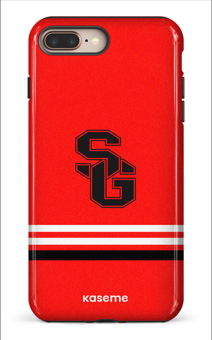 iPhone 8 Plus Tough Dragons PSG Rouge -