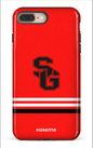 iPhone 8 Plus Tough Dragons PSG Rouge -
