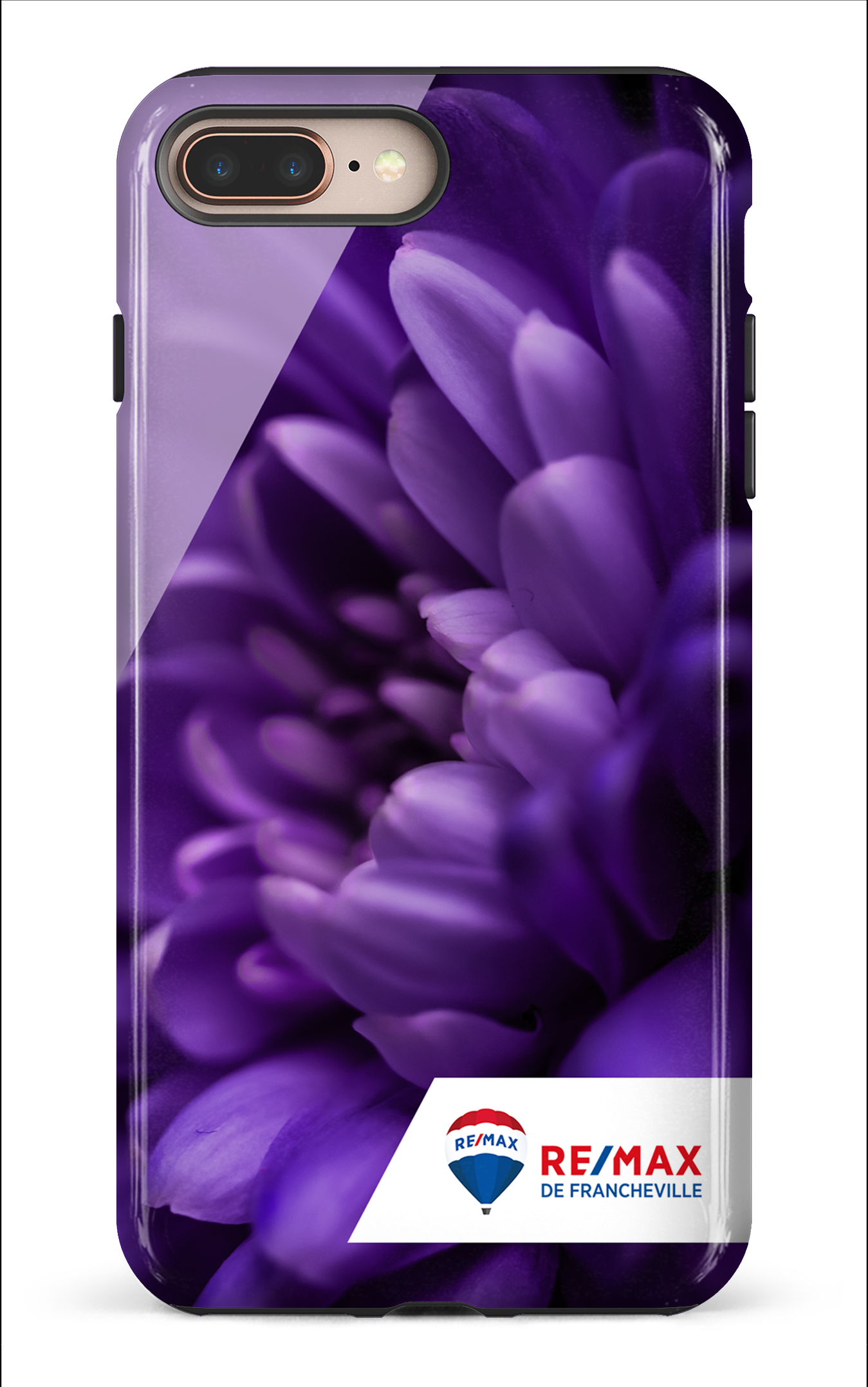 iPhone 8 Plus Tough Fleur gros plan de Francheville -