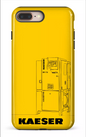 iPhone 8 Plus Tough Kaeser - The Golden Blueprint -