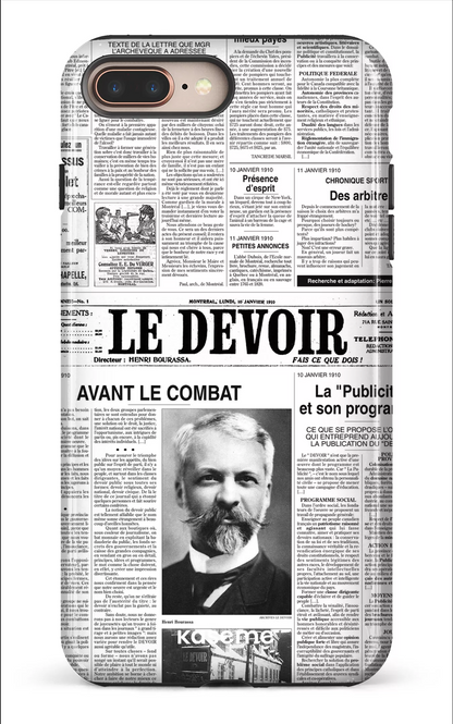 iPhone 8 Plus Tough Le Devoir — Premier édito -