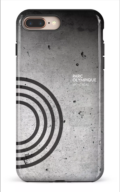 iPhone 8 Plus Tough Parc Olympique - Texture Béton -