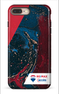 iPhone 8 Plus Tough Peinture marbrée sombre -