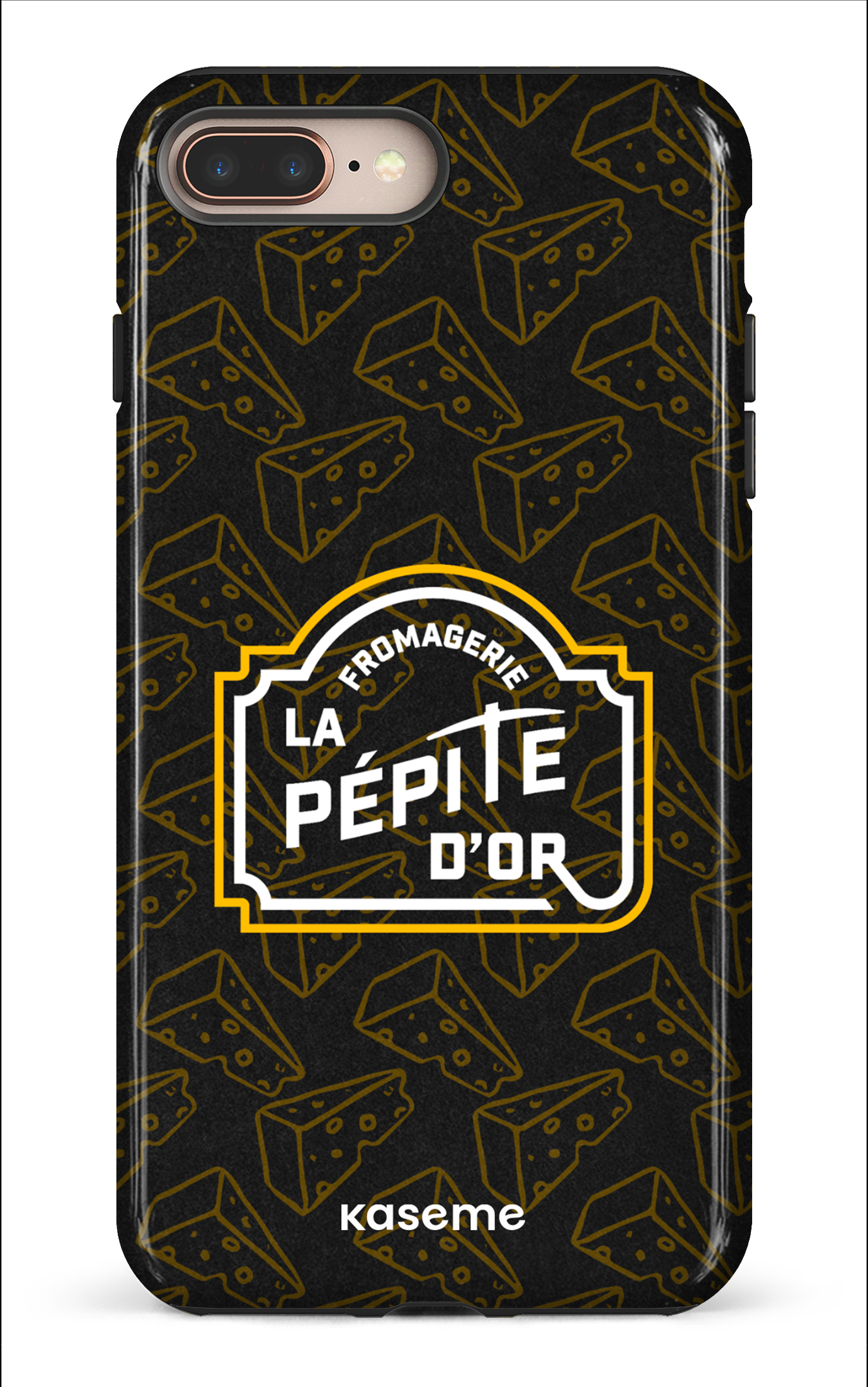 iPhone 8 Plus Tough Pépite x Fromages Noir -