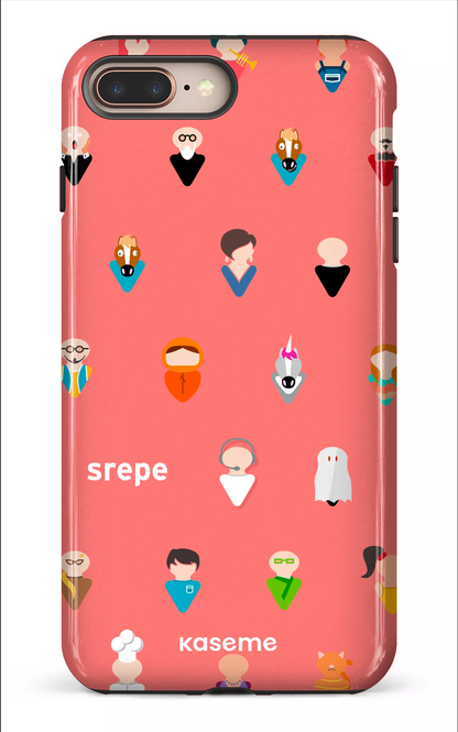 iPhone 8 Plus Tough Personnages Saumon -