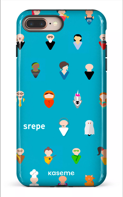 iPhone 8 Plus Tough Personnages Turquoise -