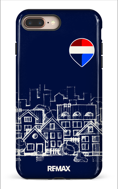 iPhone 8 Plus Tough Remax Sketch Bleu -