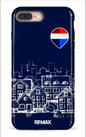 iPhone 8 Plus Tough Remax Sketch Bleu -
