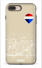 iPhone 8 Plus Tough Remax Sketch Crème -