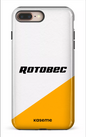 iPhone 8 Plus Tough Rotobec Blanc et Jaune -