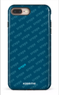 iPhone 8 Plus Tough SREPE Pattern Bleu x Turquoise -