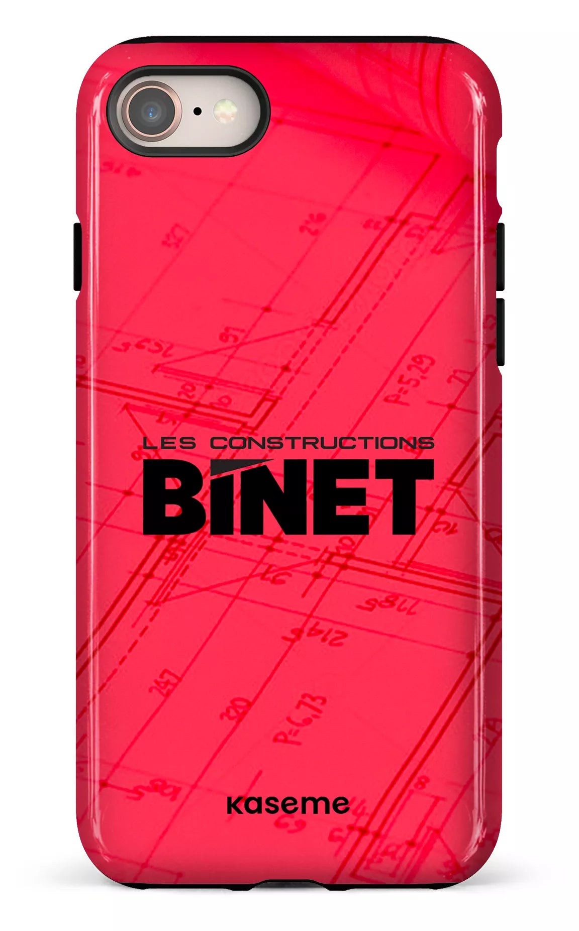 iPhone 8 Tough Constructions Binet Rouge -