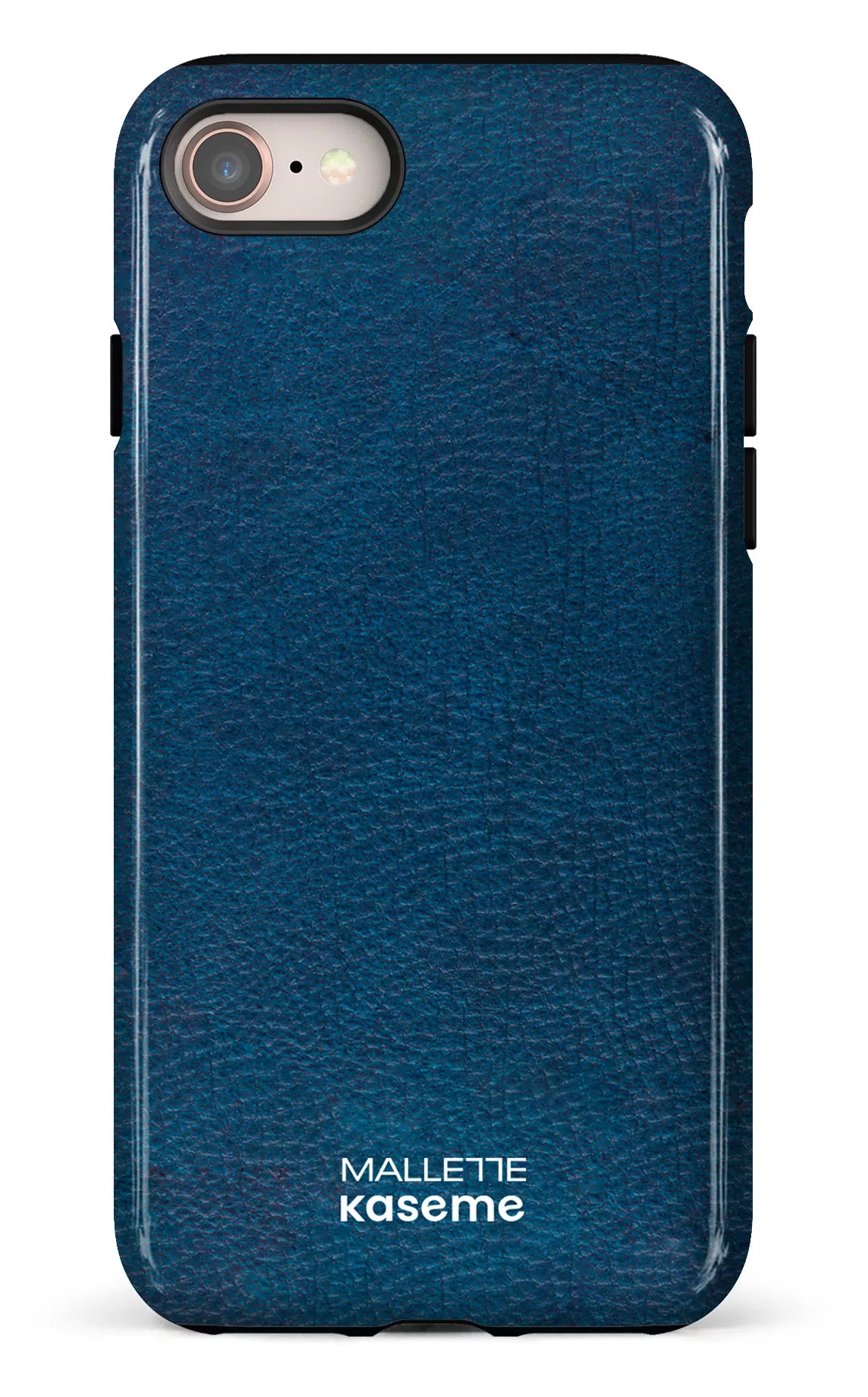 iPhone 8 Tough Cuir Bleu x Mallette -