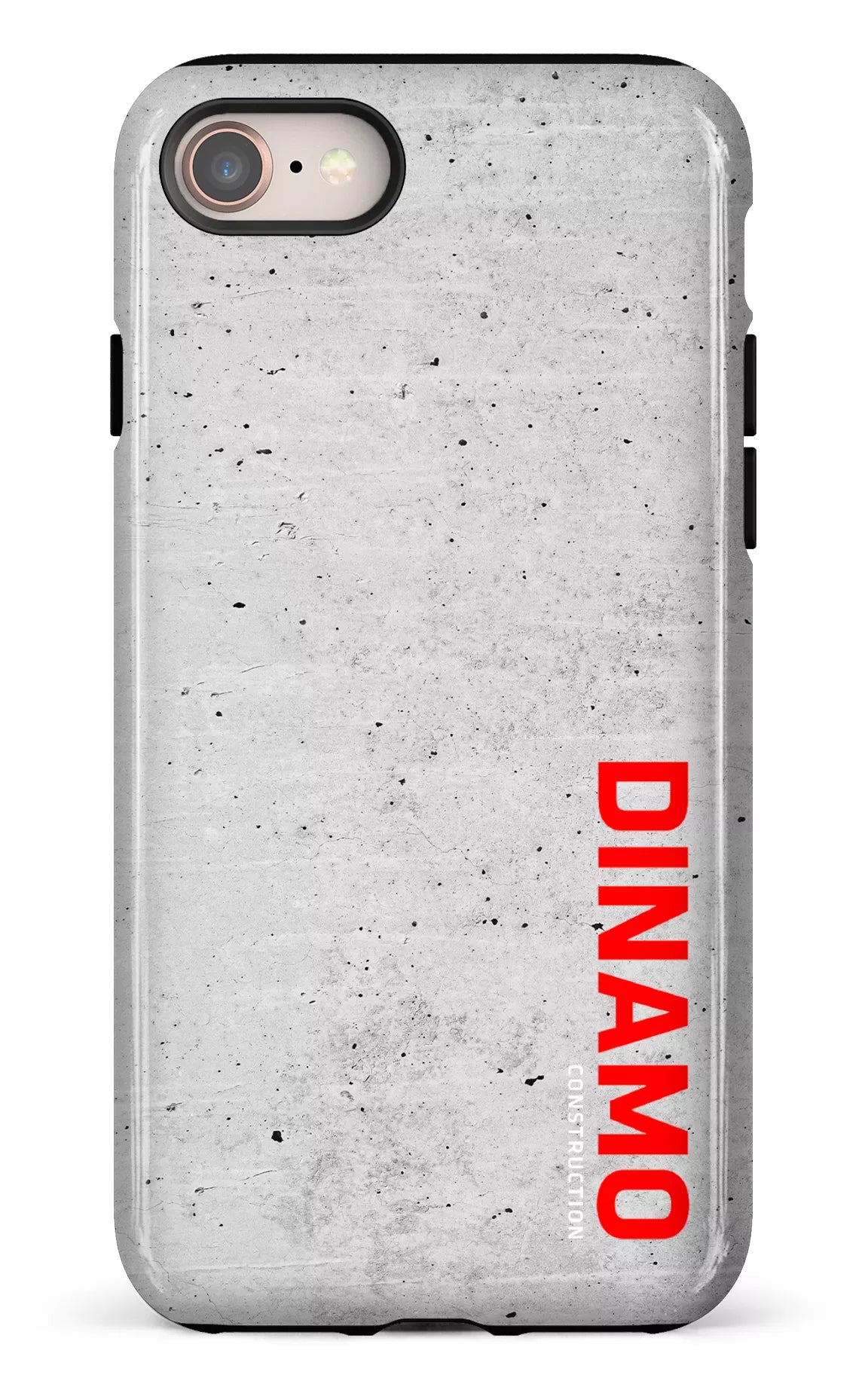 iPhone 8 Tough Dinamo Gris x Logo Rouge -