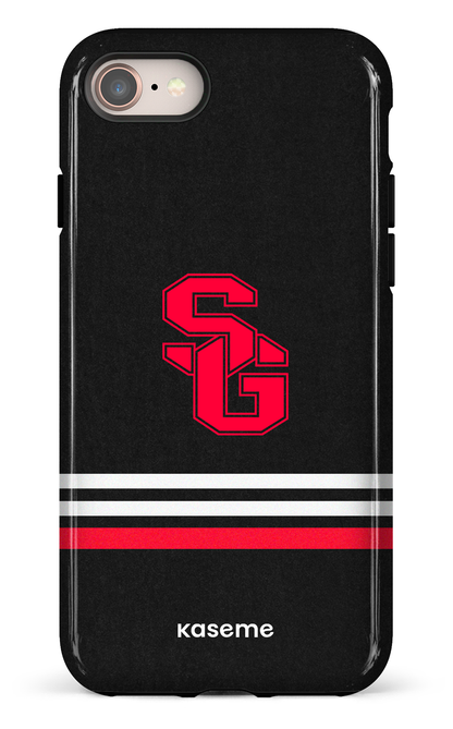 iPhone 8 Tough Dragons PSG Noir -