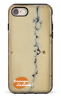 iPhone 8 Tough Fromage Cendré Logo -