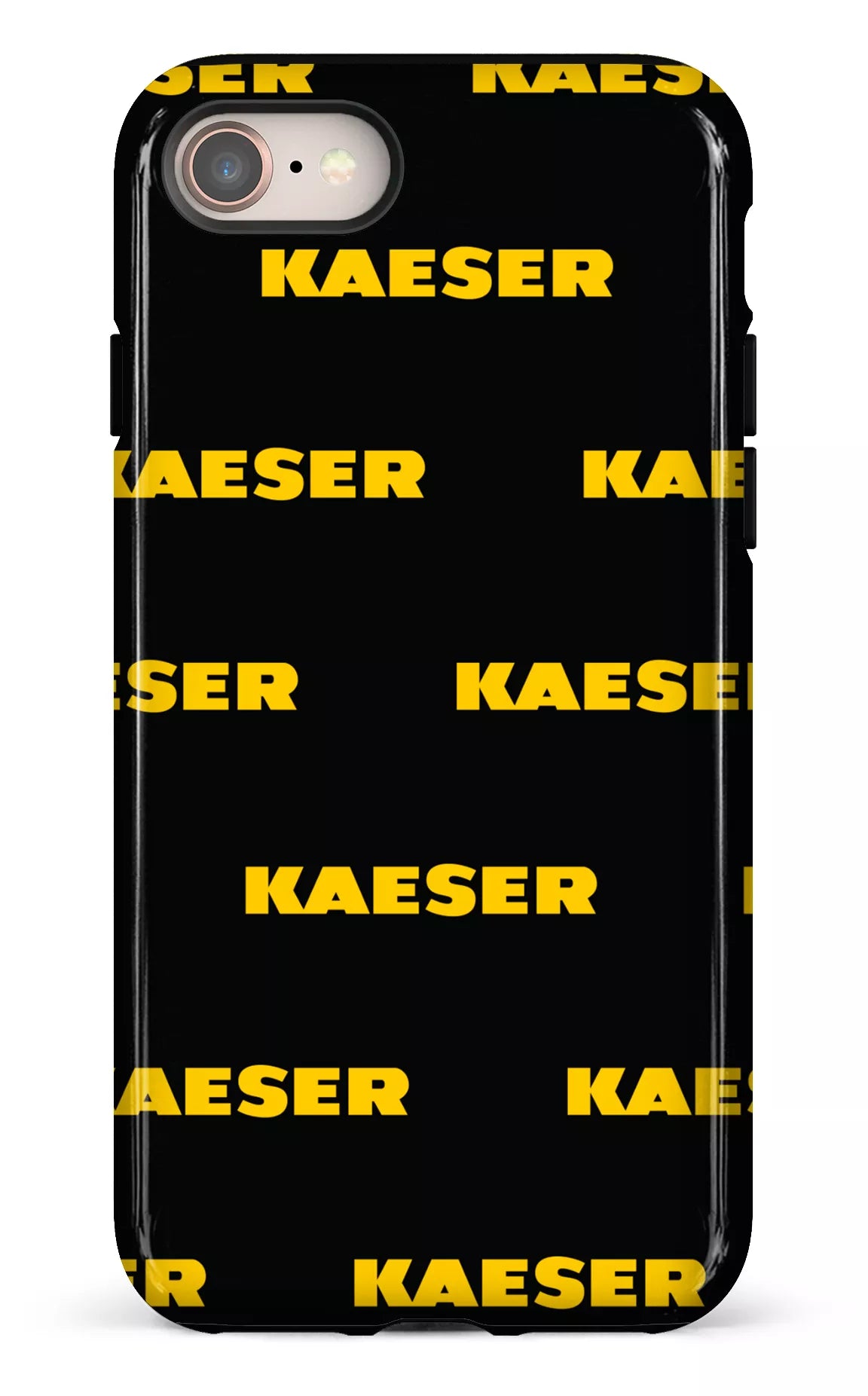 iPhone 8 Tough Kaeser Pattern Noir -