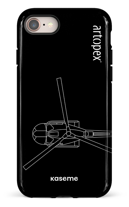 iPhone 8 Tough L'hélico par Artopex -