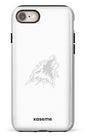 iPhone 8 Tough Les Huskies Blanc -