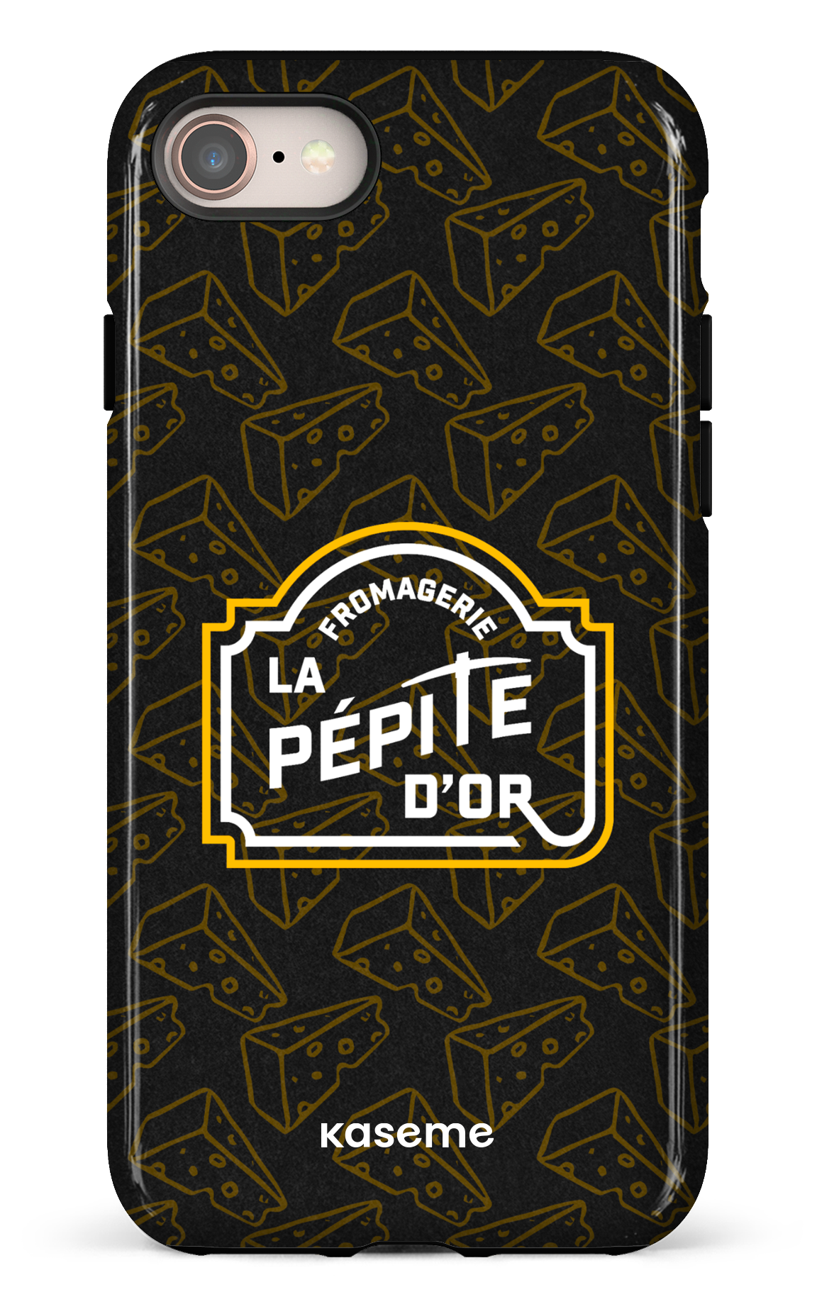 iPhone 8 Tough Pépite x Fromages Noir -