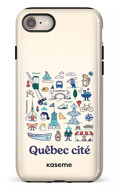 iPhone 8 Tough Québec illustré -