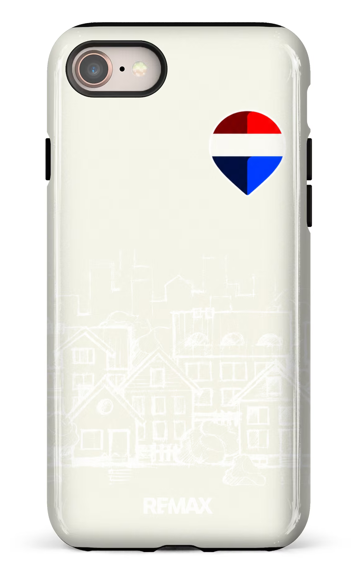 iPhone 8 Tough Remax Sketch Beige -