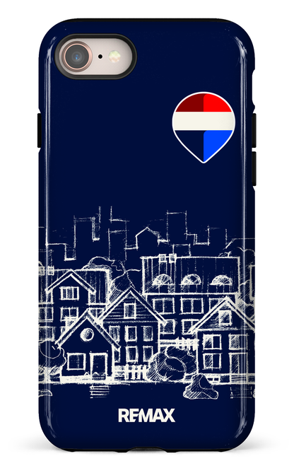 iPhone 8 Tough Remax Sketch Bleu -
