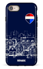 iPhone 8 Tough Remax Sketch Bleu -