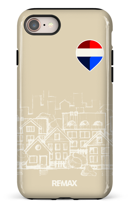 iPhone 8 Tough Remax Sketch Crème -