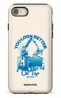 iPhone 8 Tough Rotobec Beige -