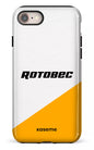 iPhone 8 Tough Rotobec Blanc et Jaune -