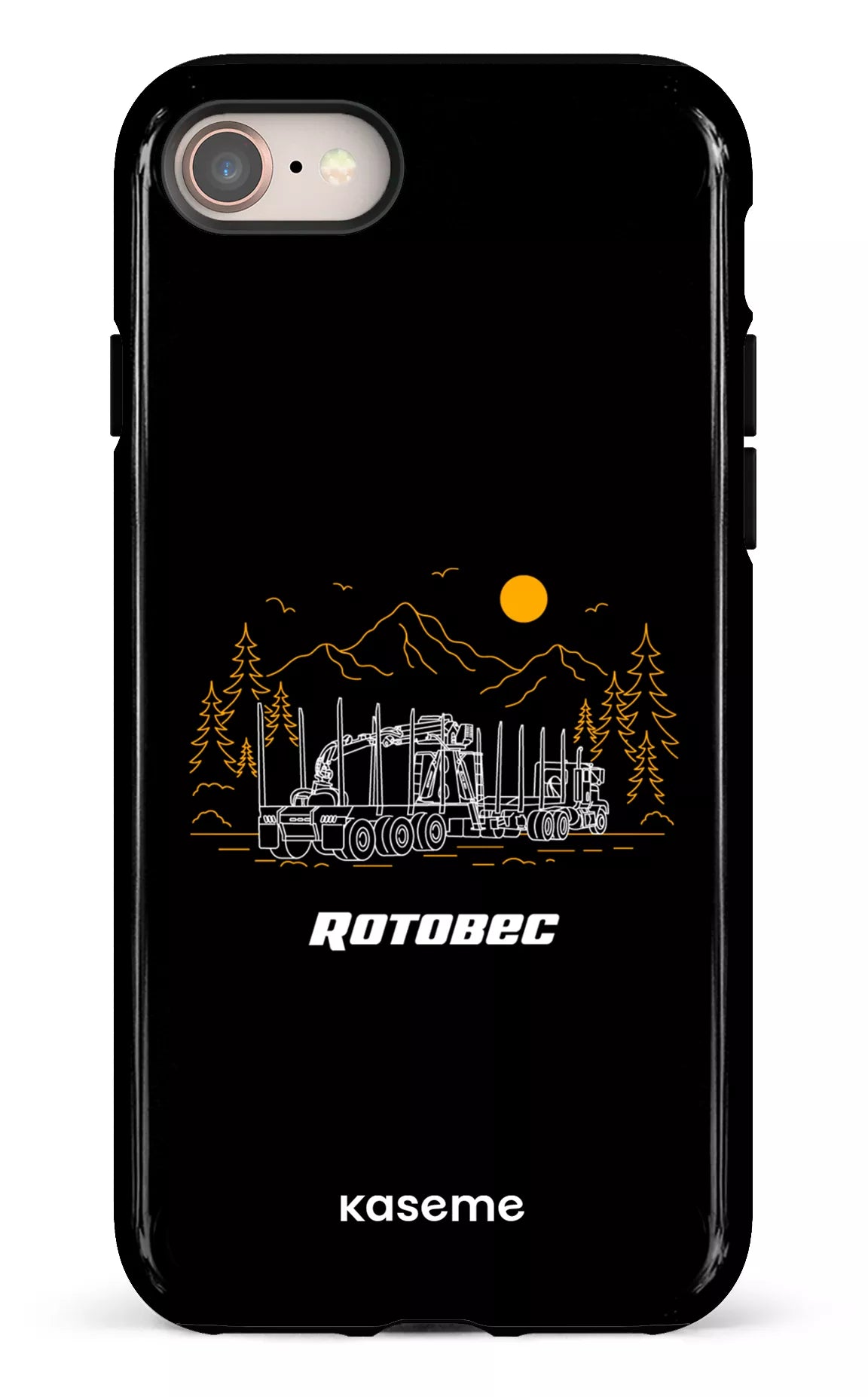 iPhone 8 Tough Rotobec Noir -