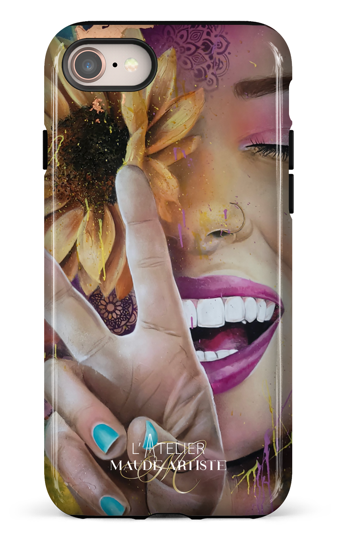iPhone SE Tough Around Peace by Maude -