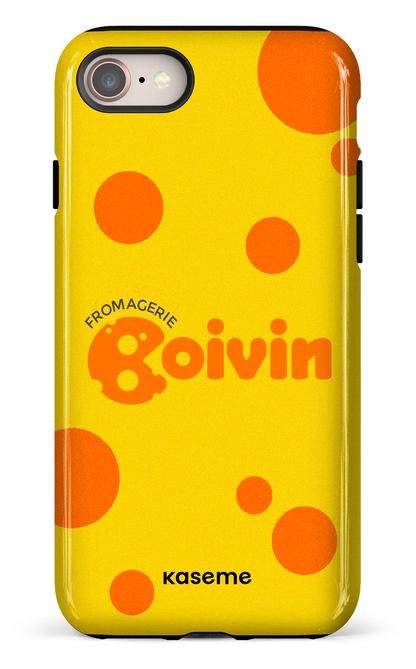 iPhone SE Tough Boivin Jaune x Ronds -