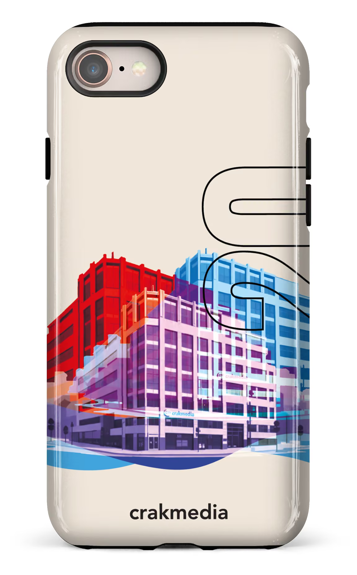 iPhone SE Tough Building Crakmedia -