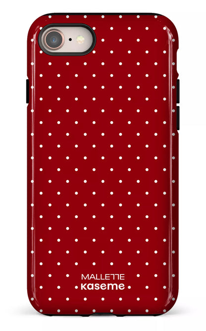 iPhone SE Tough Ditsy Rouge x Mallette -
