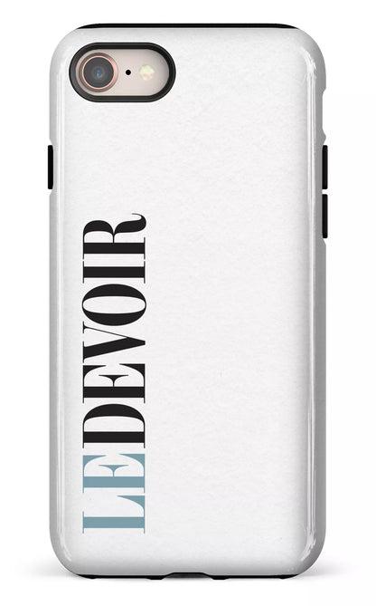 iPhone SE Tough Le Devoir Blanc -