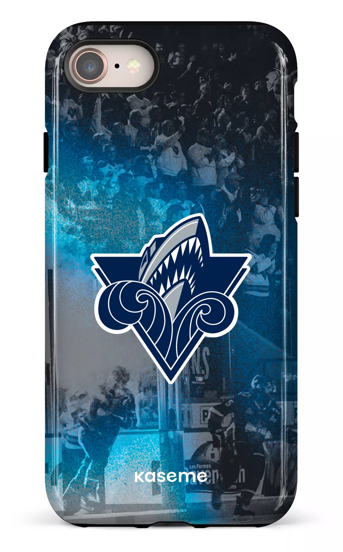 iPhone SE Tough Océanic Logo & Foule -