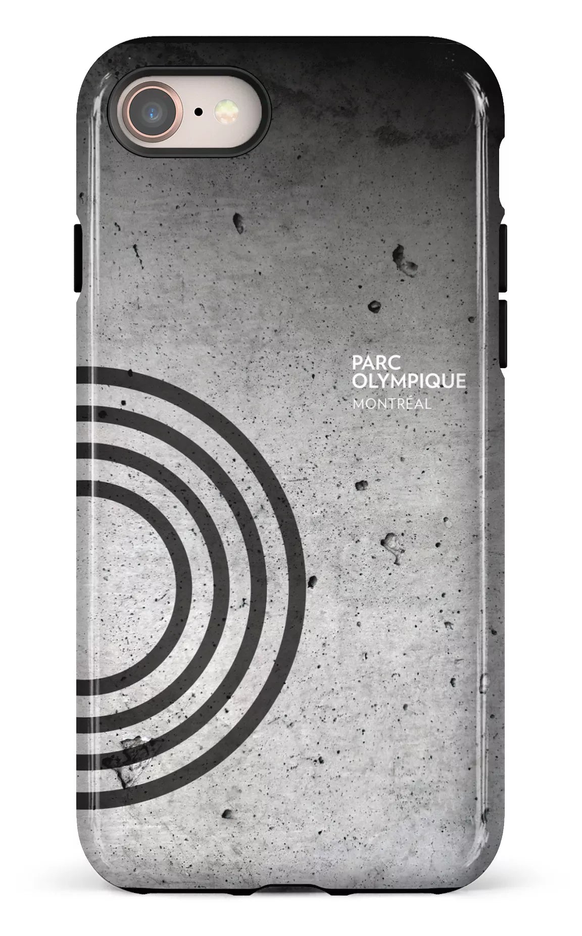 iPhone SE Tough Parc Olympique - Texture Béton -