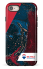 iPhone SE Tough Peinture marbrée sombre de Francheville -
